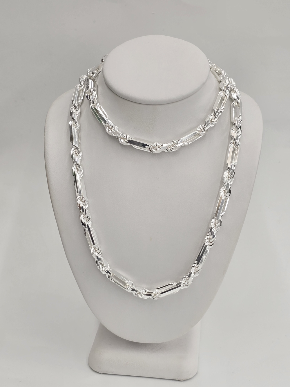 925 Sterling Silver Milano Style Chain 5.5mm 22 Inches